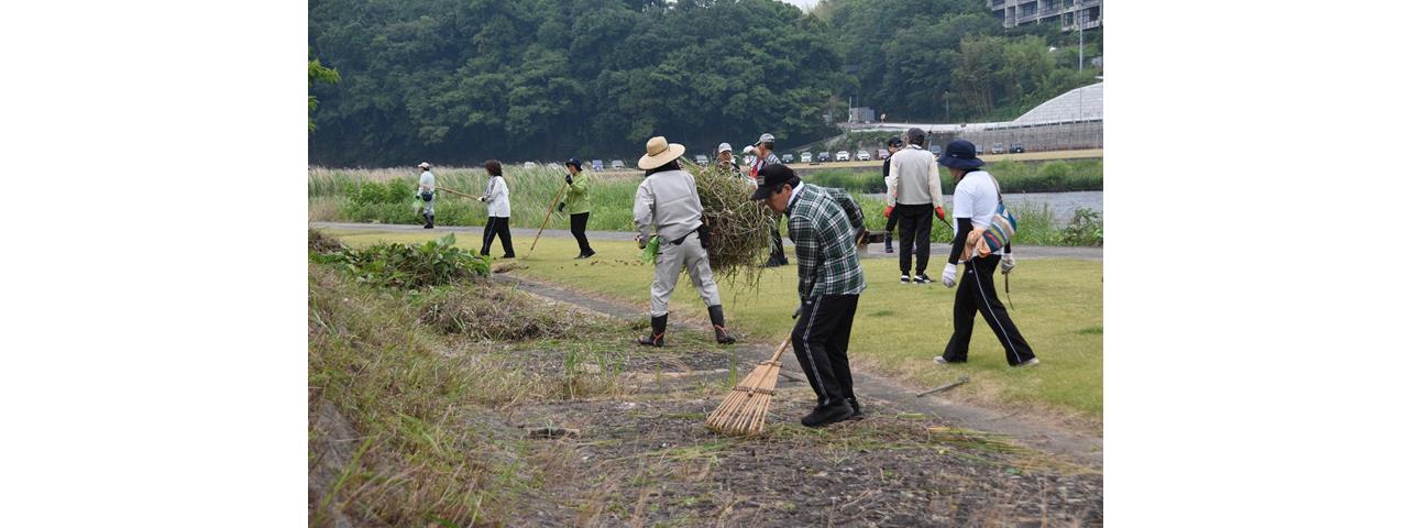 地域の力で守る、美しい河川と住みやすいまち－第53回河川清掃を行い