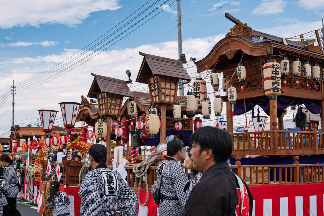 ソーヤレ！だんじりがまちを駆け抜ける。髙野神社「津山まつり