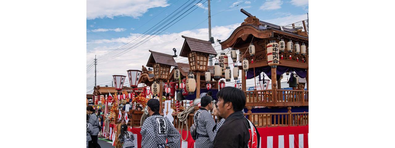 ソーヤレ！だんじりがまちを駆け抜ける。髙野神社「津山まつり