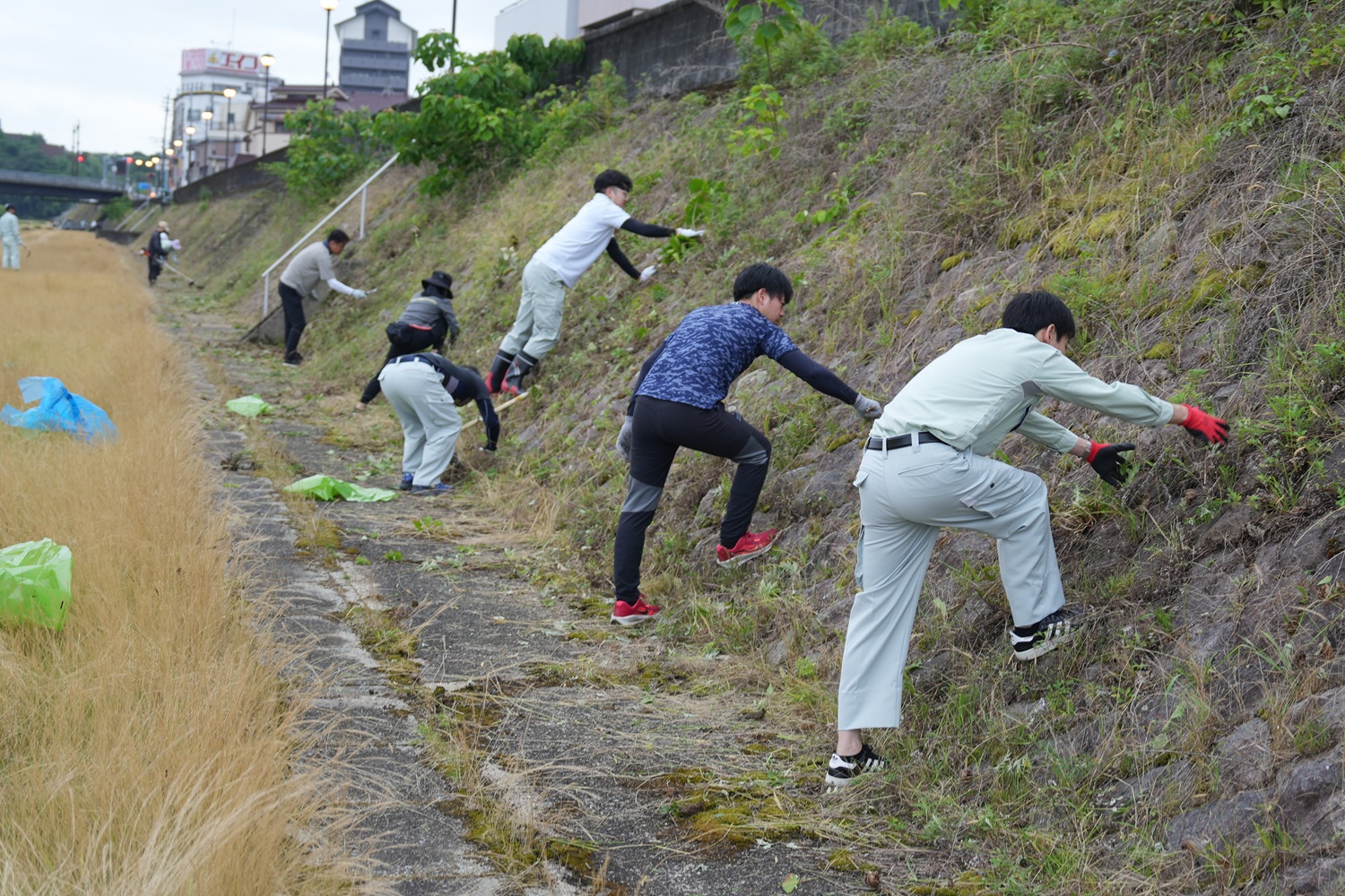 美しいまちづくりを地域の力で－第54回河川清掃を行いました | 津山市